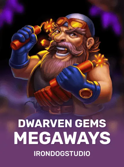 Dwarven Gems Megaways game tile